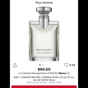 Bvlgari Pour Homme